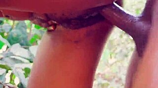 Adam fucks Eve's wet pussy in garden of eden