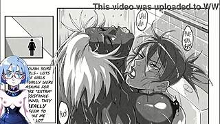 intense futanari girls night out in anime hentai