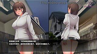 Night walk 2, shy girl strips skirt in dark alley!