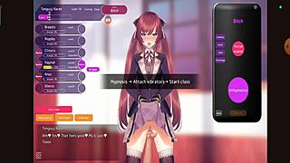 Training in the hentai game adventure