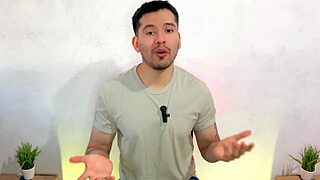 Boss barista makes new twink employee suck big cock in storage and bathrooms!