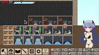 we got some new HORNY MONSTERS RAID the demon king castle ep 2 with big cocks and creampies