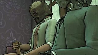 Detailed Gay Porn In Dishonored Sims 4 With Anal, Handjob, And Masked Assfucking