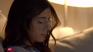 Megan Glock gets wild in a threesome with boyfriend and friend