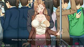 My Horny Ex-Classmate Trophy Wife Episode 2: Fucking on the Public Train