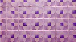 Hidden camera captures mature woman's emotional bathroom moment