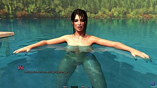 Crazy Step Sister Swimming Naked in the Forest and Got Caught - 3D Hentai Animated Porn - Life in Santa County