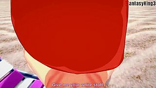 Grown Gwen Tennyson Enjoys Bikini Sex on Beach in 3D Fantasy