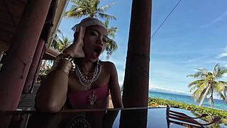 It's so hard to fit this big dick in my small anus