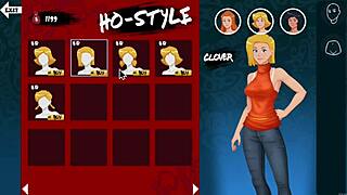 in this episode, the cute girl in outfit shows her big tits and squirts during sexy time with paprika trainer