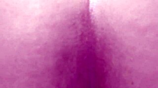 Hidden camera captures mature woman's emotional bathroom moment