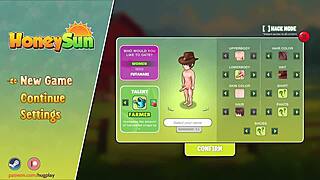 check out this honeysun gameplay with redhead stewardess in cosplay