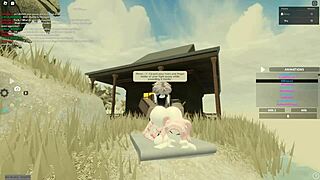 Roblox porn clip shows big tits bouncing in wild doggy and anal action. Ass shaking adds extra heat.