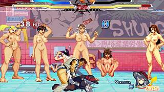 dongwan vs warugiria paid character, cartoon sex for cash with cumshot.