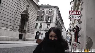 Hot Beauty Anina Silk Bangs Hard in Public