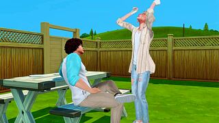 Stepbrother wanted to get a huge dick in his ass and a rough facefuck for hard sex sims anime hentai sfm