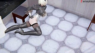2-B Dances and Gets Fucked Hard in Shower Scene