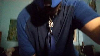 i masturbate with my chastity cage in this solo gay session