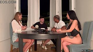 Board Game Turns Wild with Crazy Group Sex