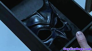 orgy with muscular hunks in group ritual