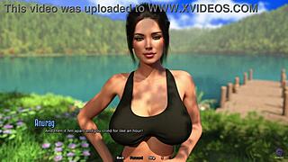 Crazy Step Sister Swimming Naked in the Forest and Got Caught - 3D Hentai Animated Porn - Life in Santa County