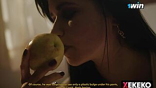 Ninfomana blanca aprovecha de su novio tonto dandole una cogida inolvidable.