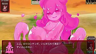 Succubus duel against slime succubus in game