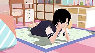 school girl in uniform