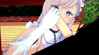 Watch free Belfast lunch date in AZURLANE and POV versions