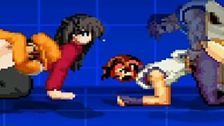 yuri and rin in this anime hentai game