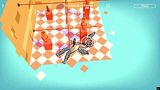 Anal plug in classroom public scene