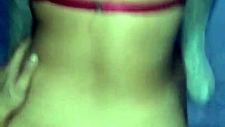 Latina friends kiss then get bent over in threesome