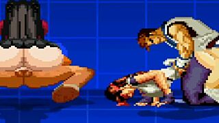 yuri and rin in this anime hentai game