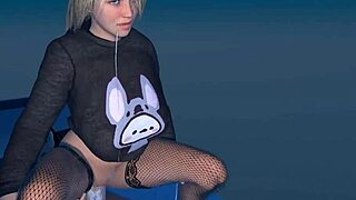 Busty girls fuck futa teens in hentai