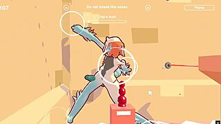 Anal plug in classroom public scene