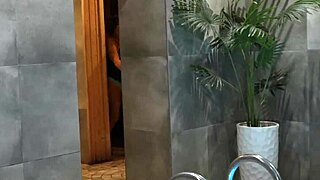 Wow, lucky guy bangs hot milf and cute teen in sauna!