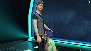 stranded in space 55 time for huge cock blowjob 😏