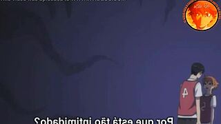 Old milf gets anal from monster alien in cuckold anime hentai with Uedu Kun.