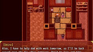 Honoka says, I battle as the shrine maiden in anime game part 4.