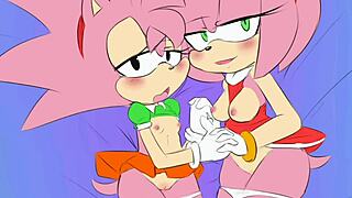 Sonic and Amy embark on an animated adventure together