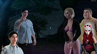 玩Apocalust 3色情游戏摸阴蒂，动漫熟女被摸奶