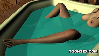 Sexy 3d babe says, 'i masturbate before getting fucked'