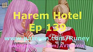 Exploring Harem Hotel in episode 139