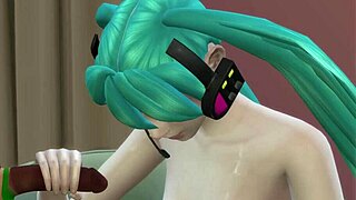 Damn! Miku Gets Nailed by a Black Guy!