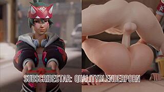 exclusive overwatch porn compilation with big tits and riding