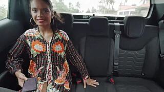 Wild Carioca Teen Fucked by Couple in Beach Jungle Bust