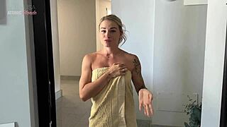 My neighbor caught me jerking off and sucked me dry!