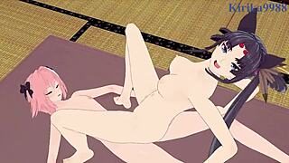 Hey, Ushiwakamaru And Scathach Fuck Astolfo Hard In Fate Hentai?