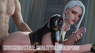 exclusive overwatch porn compilation with big tits and riding