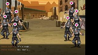 Emblem Knightess Nord in prison garb gets double penetration!